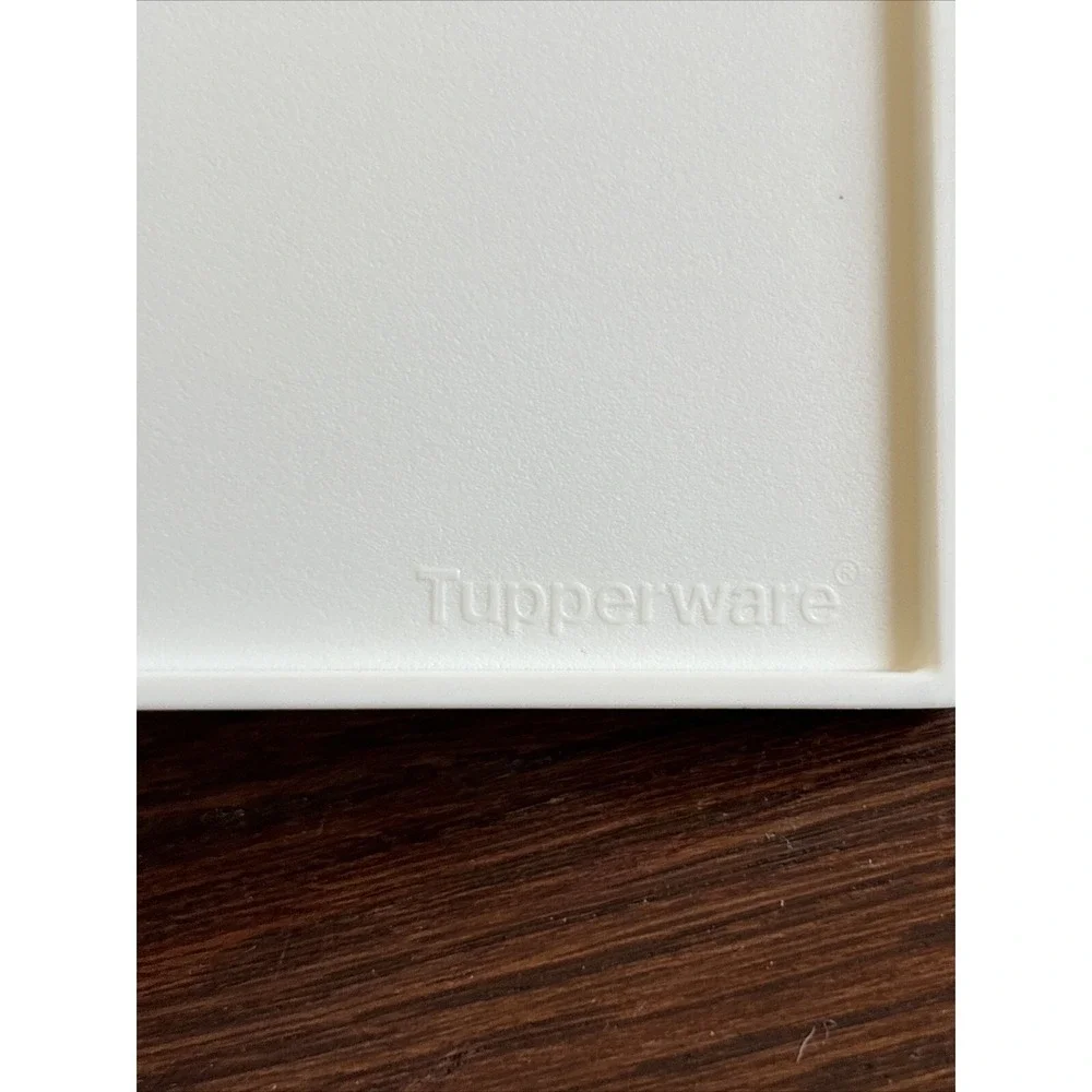 Tupperware WHITE Acrylic Preludio Entertainment Serving Center Elegant Party Dip